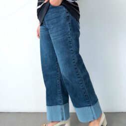Celana Jeans Stick Balik iLTs — Highwaist Wanita · Bahan Denim Adem · Size 28–34