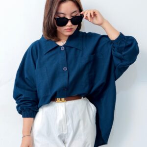 Kemeja Suki iLTs — Kemeja Lengan Balon Wanita Bahan Linen · Korean Style Elegan · All Size