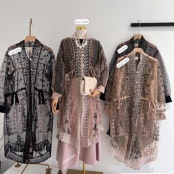 Tunik Outer Brukat Larasati Kancing Kekinian untuk Tampilan Cantik Dan Elegan