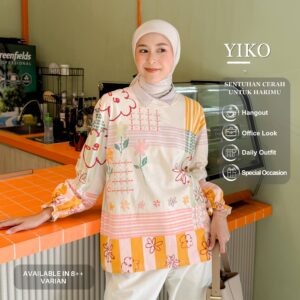 Kaos Yiko iLTs | Kaos Oversize Wanita Motif Variatif Bahan Adem #PakeILTSaja
