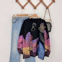 Kaos Wanita Oversize  Bahan Kaos Yiko Gebia Terbaru untuk Gaya Casual Santai