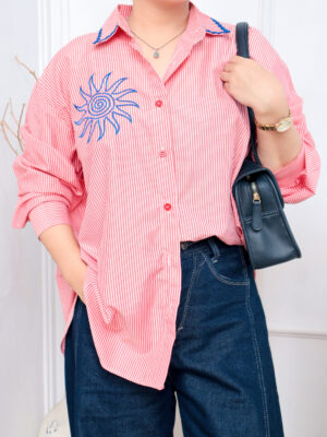 Kemeja Luma Sun Shirt iLTs — Kemeja Warna Cerah Wanita Bahan Katun Adem · Cheerful Daily · All Size