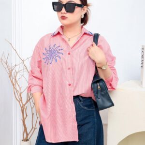 Kemeja Luma Sun Shirt iLTs — Kemeja Warna Cerah Wanita Bahan Katun Adem · Cheerful Daily · All Size