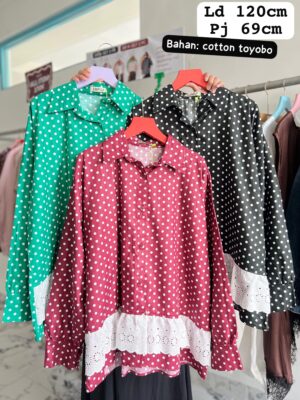 Kemeja Lacevia Polka