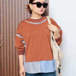 Blouse Oriza Wanita Dengan Bahan Babyterry Untuk Gaya Casual Santai