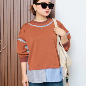 Blouse Oriza Wanita Dengan Bahan Babyterry Untuk Gaya Casual Santai