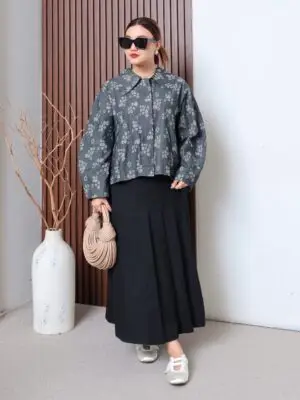 Pakaian Atasan Kemeja Blossom Wanita Dengan Desain Casual Kekinian