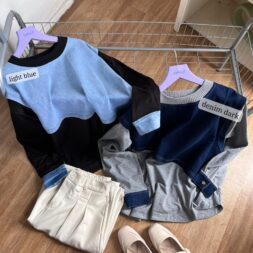 Blouse Binar Wanita Dengan Bahan Babyterry Untuk Gaya Casual Santai