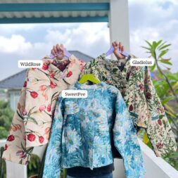 Pakaian Atasan Kemeja Beleza Crop Wanita dengan Desain Casual Kekinian