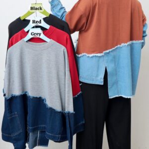 Blouse Noa iLTs — Atasan Wanita Casual BabyTerry x Jeans · Nyaman Harian · All Size