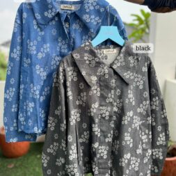 Pakaian Atasan Kemeja Blossom Wanita Dengan Desain Casual Kekinian