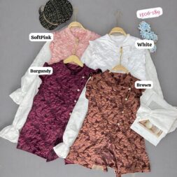 Pakaian Atasan Blouse Wanita Harmoni dengan Desain Casual Kekinian