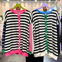 Pakaian Wanita Cardigan Crista dengan Bahan Babyterry untuk Tampilan Kekinian