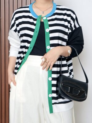 Pakaian Wanita Cardigan Crista dengan Bahan Babyterry untuk Tampilan Kekinian
