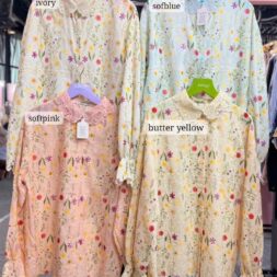 Pakaian Atasan Kemeja Wanita Floralis dengan Desain Casual Kekinian