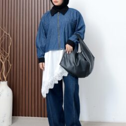 Kemeja Arven Dengan bahan softjeans kekinian
