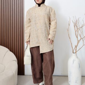 Atasan Kemeja Wanita Mavela Embos untuk Tampilan Stylish Terbaru
