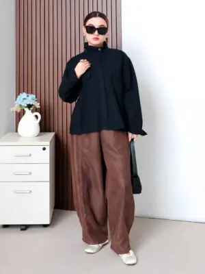 Pakaian Atasan Kemeja Wanita Haven Jeans dengan Desain Casual Kekinian