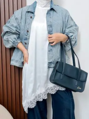 ￼Inner Satin Mist iLTs - Atasan Inner Tunik Wanita Satin Layering Elegan Bahan Adem Lembut All Size