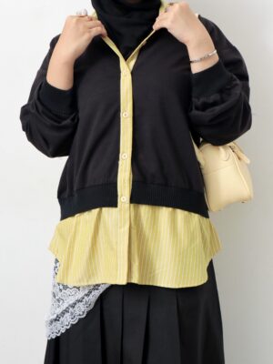 Kemeja Olin Dengan Bahan Katun Mix Babyterry