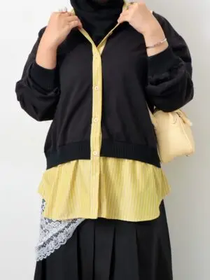 Kemeja Olin Dengan Bahan Katun Mix Babyterry