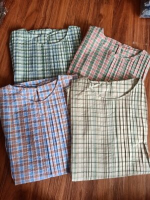 Yuna Gingham Top
