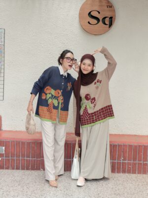 Nook Cardigan iLTs — Cardigan Rajut Wanita Oversize Motif · Atasan Knit Premium Premium · All Size